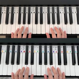 Piano toetsen die het leren vereenvoudigen | MELOKEY