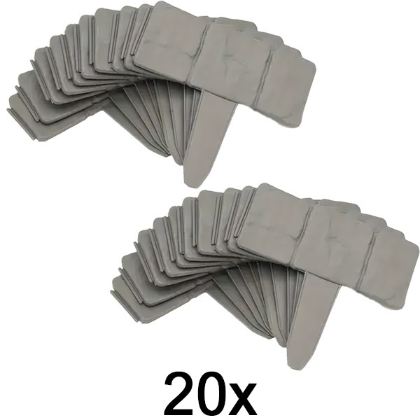 2x Steenachtige tuinrand (10 stuks) | MINIFENCE